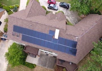 Lakemoore Drive Austin Home Solar Panels